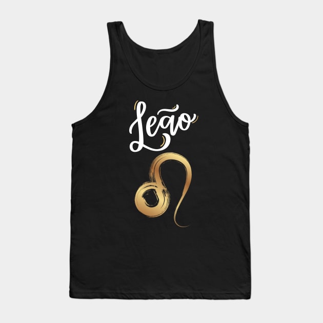 Leo zodiac style Tank Top by stylishkhan